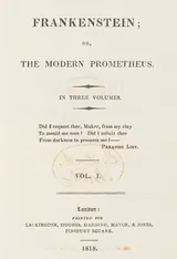 Frankenstein; or, The Modern Prometheus