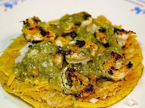 Chicken Tostadas