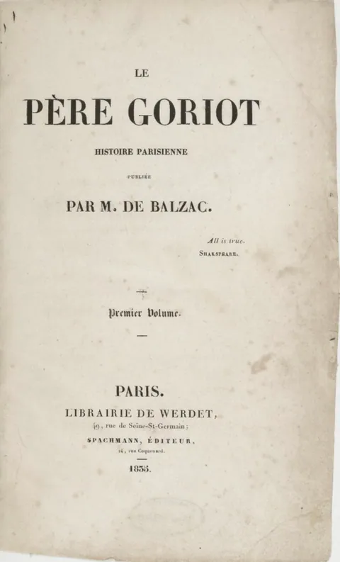 Le Père Goriot